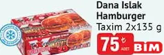 TAXİM DANA ISLAK HAMBURGER 2X135 G fiyat ve kampanya bilgisi